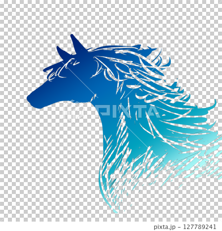 Horse silhouette Horse silhouette 127789241