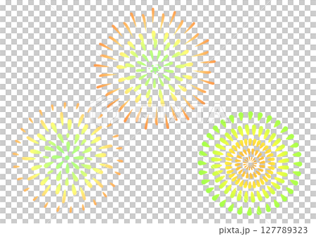 黄色の花火詰合せセット 127789323
