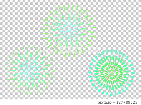 緑色の花火詰合せセット 127789325
