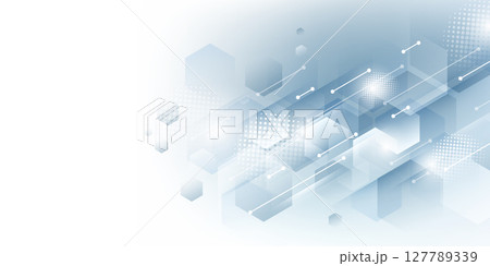 Abstract technology background, modern design vector illustration 127789339