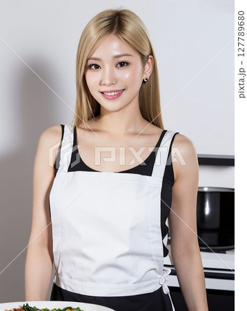 料理する女性 127789680