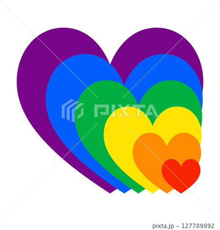 Stylized Pride artwork with a creative blend of stripes and symbolism. Designed to express inclusion and solidarity Stylized Pride artwork with a creative blend of stripes and symbolism. Designed to express inclusion and solidarity 127789892