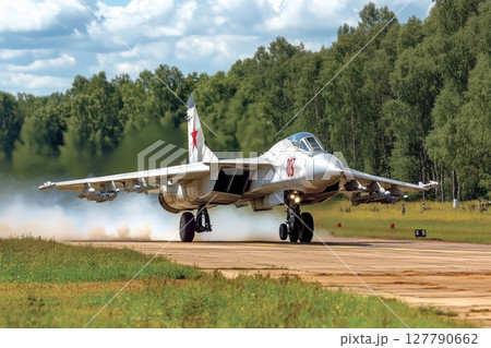 Russian modern warplane. War aviation 127790662