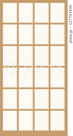 障子のイラスト、和風の建具 127791695