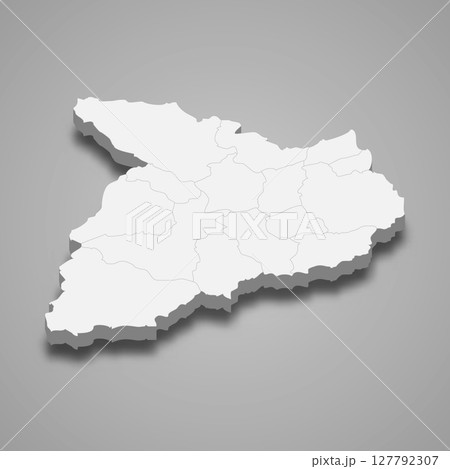 Baghlan 3d isometric map is a region of Afghanistan 127792307