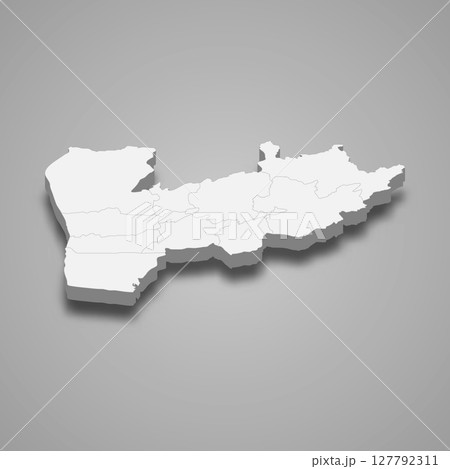 Farah 3d isometric map is a region of Afghanistan Farah 3d isometric map is a region of Afghanistan 127792311