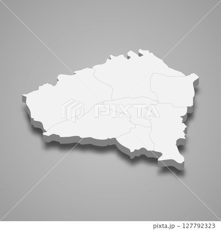 Kunduz 3d isometric map is a region of Afghanistan 127792323