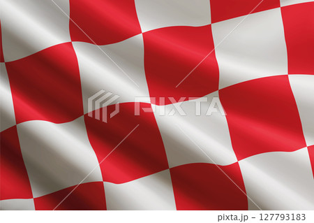 North Brabant flag waving in the wind. Province of Netherlands North Brabant flag waving in the wind. Province of Netherlands 127793183