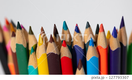 Vibrant Colored Pencils Ready for Creative Back to School Projects and Art Activities Vibrant Colored Pencils Ready for Creative Back to School Projects and Art Activities 127793307