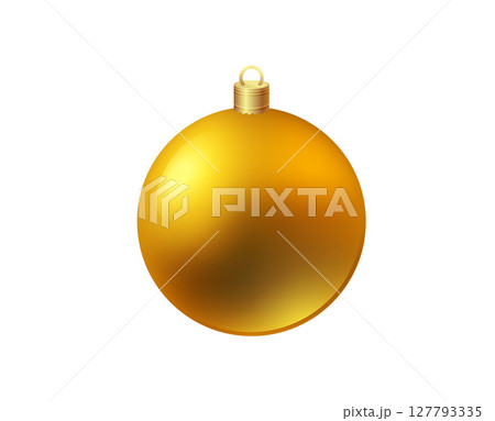 Color Christmas Baubles set isolated on white background. Color Christmas Baubles set isolated on white background. 127793335