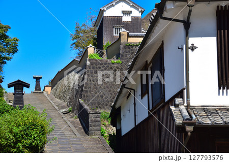 杵築城下町　酢屋の坂　 127793576