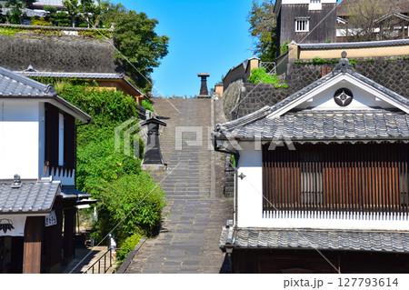 杵築城下町 酢屋の坂 杵築城下町 酢屋の坂 127793614