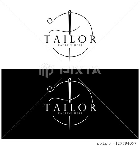 tailor logo icon illustration template combination of buttons for clothes, thread and sewing machine, for clothing product design, convection companies, fashion in vector form tailor logo icon illustration template combination of buttons for clothes, thread and sewing machine, for clothing product design, convection companies, fashion in vector form 127794057