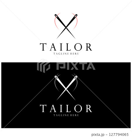 tailor logo icon illustration template combination of buttons for clothes, thread and sewing machine, for clothing product design, convection companies, fashion in vector form tailor logo icon illustration template combination of buttons for clothes, thread and sewing machine, for clothing product design, convection companies, fashion in vector form 127794065