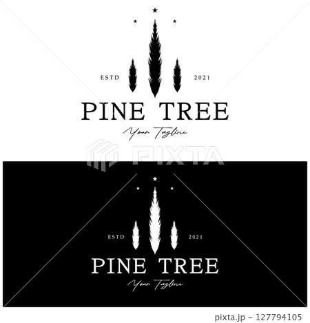simple pine or fir tree logo,evergreen.for pine forest,adventurers,camping,nature,badges and business.vector simple pine or fir tree logo,evergreen.for pine forest,adventurers,camping,nature,badges and business.vector 127794105