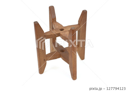 古い織物糸巻き 127794123