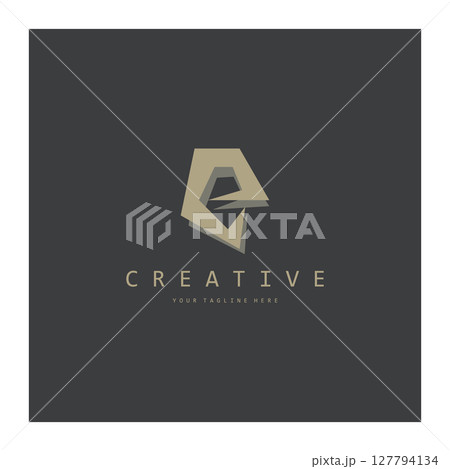 creative letter e logo design, for brand, startup, business, company, identity, application, vector 127794134