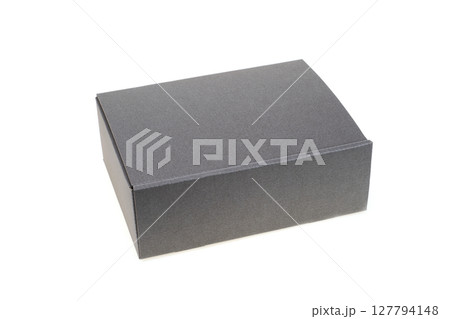 グレーの段ボールギフト箱 127794148