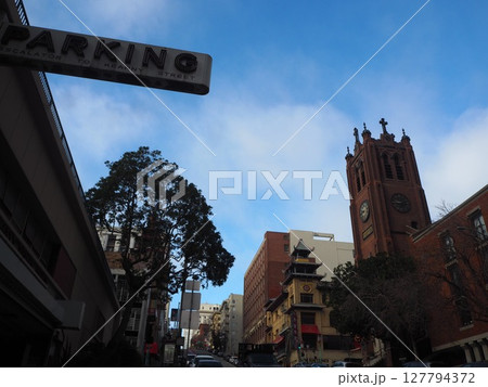 アメリカ屈指の観光都市　サンフランシスコダウンタウン 127794372