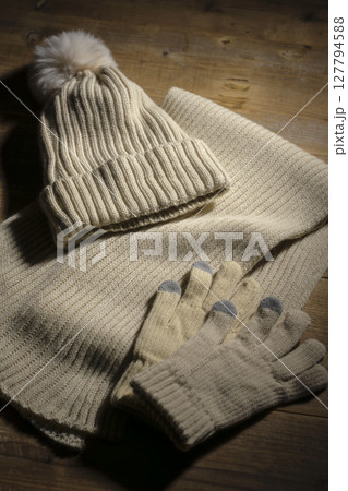 冬のあたたかニット小物セット 冬のあたたかニット小物セット 127794588