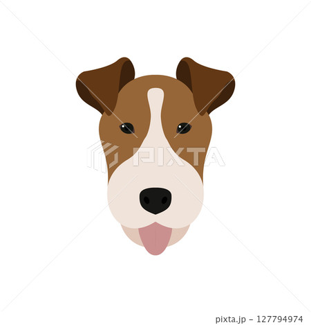 Flat vector portrait 127794974