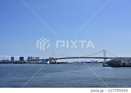 東京港風景～レインボーブリッジ～ 127795050