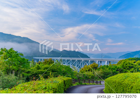 （宮崎県）日之影町　青雲橋公園から見る青雲橋 127795070