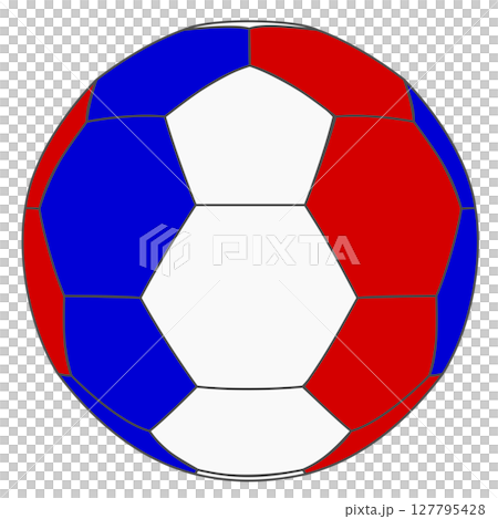 French flag soccer ball French flag soccer ball 127795428