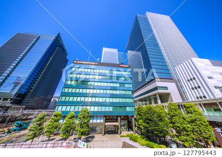 日本の東京都市景観 田町駅前などを望む 日本の東京都市景観 田町駅前などを望む 127795443