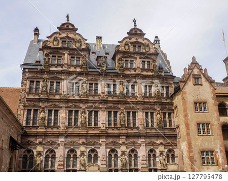 Ancient Heidelberg medieval castle in Germany Ancient Heidelberg medieval castle in Germany 127795478