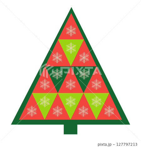 Triangle of gingerbread cookies, gnomes,...のイラスト素材 [127797213] - PIXTA