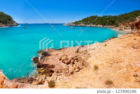 Ibiza cala Saladeta in san Antonio Abad at Balearic 127800286