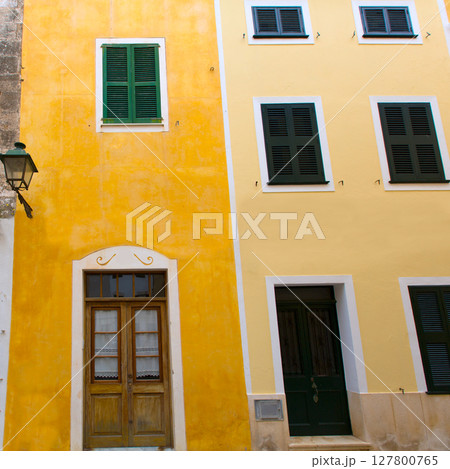 Menorca Ciutadella historical downtown at Balearics Menorca Ciutadella historical downtown at Balearics 127800765