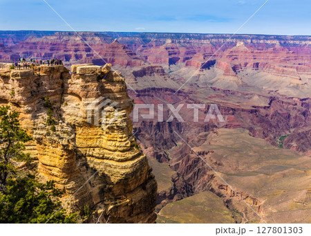 Arizona Grand Canyon Park Mother Point and Amphitheater 127801303