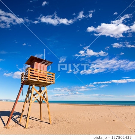 Canet de Berenguer beach in Valencia in Spain Canet de Berenguer beach in Valencia in Spain 127801435