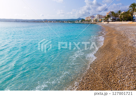 Javea Xabia Playa La Grava beach in Alicante Spain 127801721