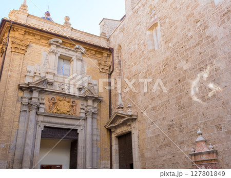Valencia San Martin church facade of Spain Valencia San Martin church facade of Spain 127801849