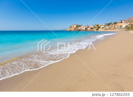 Bolnuevo beach in Mazarron Murcia at Spain 127802203