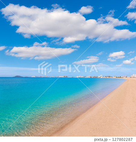 Playa Paraiso beach in Manga Mar Menor Murcia 127802287