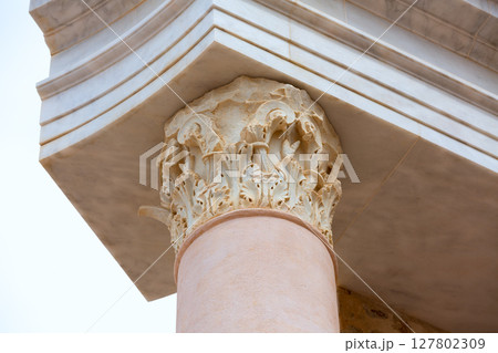 Columns in Cartagena Roman Amphitheater Spain 127802309
