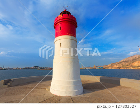 Beacon Cartagena lighthouse in Spain 127802327