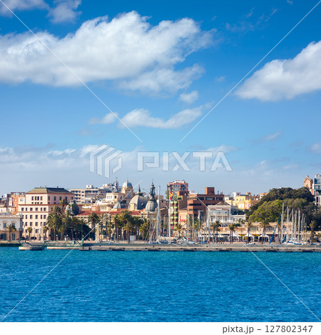 Cartagena skyline Murcia at Mediterranean Spain Cartagena skyline Murcia at Mediterranean Spain 127802347