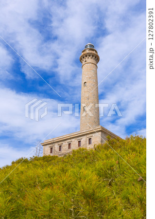 Cabo de Palos lighthouse near Mar Menor Spain 127802391