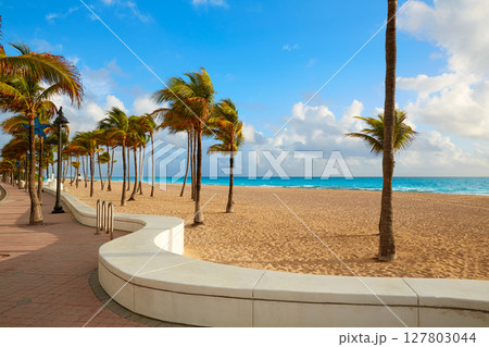 Fort Lauderdale beach sunrise Florida US Fort Lauderdale beach sunrise Florida US 127803044