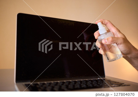 Properly cleaning your laptop screen is essential for optimal performance and clarity during use 127804070