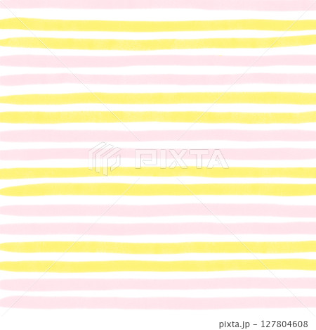Pink Yellow Hand Drawn Stripe Line Background Pattern Overlay 127804608