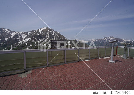 群馬県谷川岳 天神平駅から峠リフトで天神峠に到着 展望台から谷川岳を見る 2025年5月21日 群馬県谷川岳 天神平駅から峠リフトで天神峠に到着 展望台から谷川岳を見る 2025年5月21日 127805400