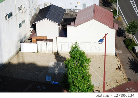 住宅街の更地 住宅街の更地 127806134