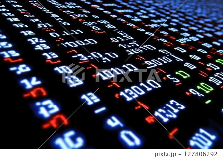 binary code on binary code backgroundのイラスト素材 [127806292] - PIXTA