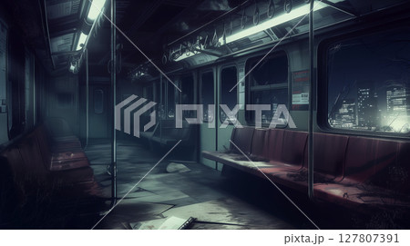 電車の中 電車の中 127807391